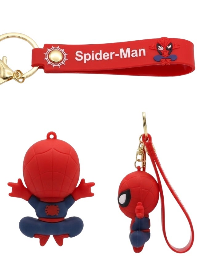 مارفل ميدالية مفاتيح "سبايدر مان" (Spider-Man) من مارفل بتصميم ثلاثي الأبعاد، ميدالية شخصية للأطفال، إكسسوار للحقائب، تعليقة لحقيبة الظهر، هدية ولعبة قابلة للاقتناء، تصاميم متنوعة. - Image 4