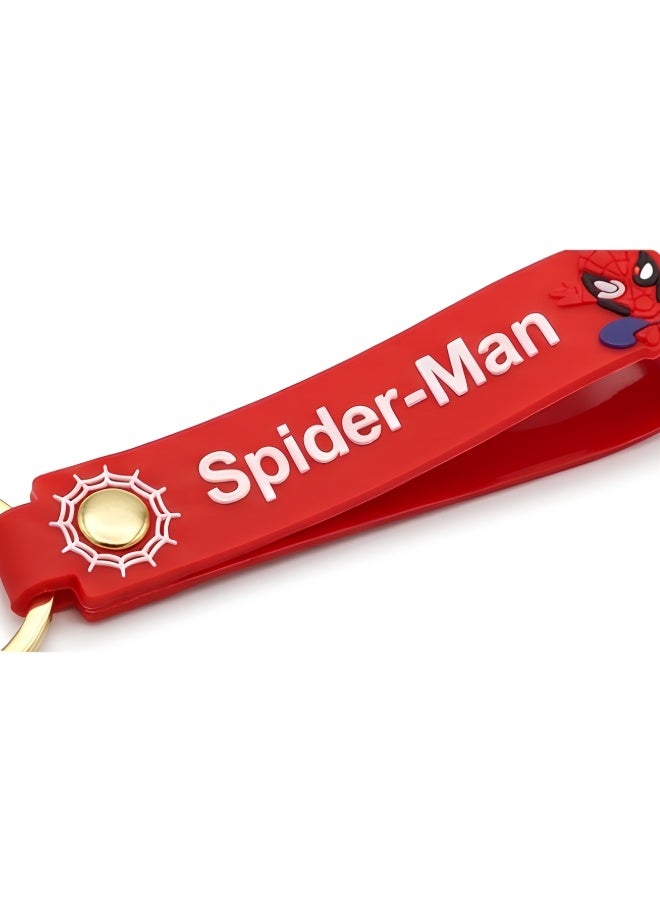 مارفل ميدالية مفاتيح "سبايدر مان" (Spider-Man) من مارفل بتصميم ثلاثي الأبعاد، ميدالية شخصية للأطفال، إكسسوار للحقائب، تعليقة لحقيبة الظهر، هدية ولعبة قابلة للاقتناء، تصاميم متنوعة. - Image 3