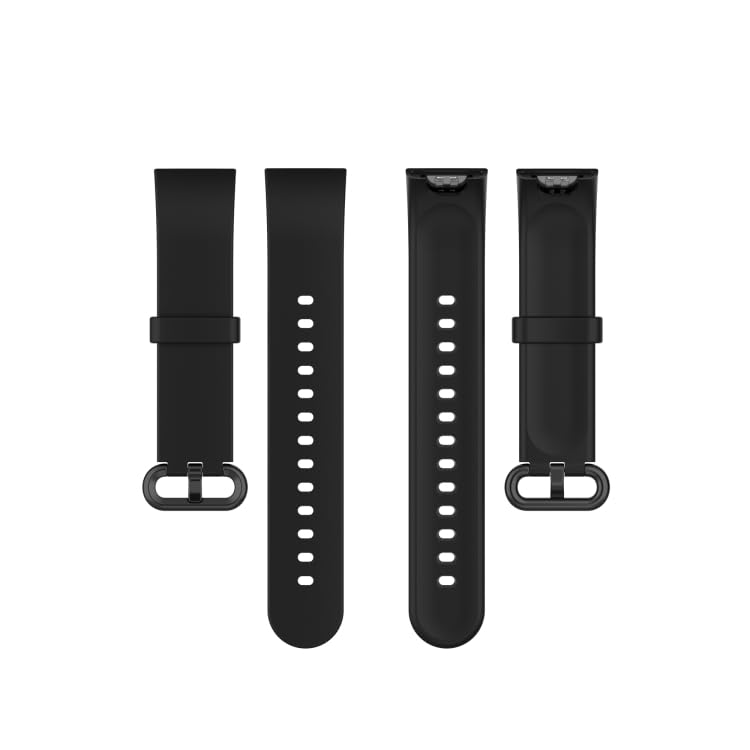 EDNITA Redmi Watch 2 Lite & Redmi GPS Smart Watch Band Strap with Soft Silicone Classic Strap & Secure Buckle - Black & Green - Pack of 2 - Image 4