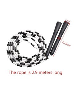 SportQ SportQ Soft Beaded Jump Rope 9 Feet Adjustable Tangle Free Jump Rope for Men Women Kids Keeping Fitness Training Exercise  - Image 2