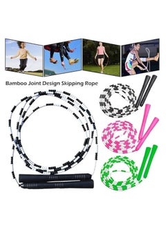 SportQ SportQ Soft Beaded Jump Rope 9 Feet Adjustable Tangle Free Jump Rope for Men Women Kids Keeping Fitness Training Exercise  - Image 3