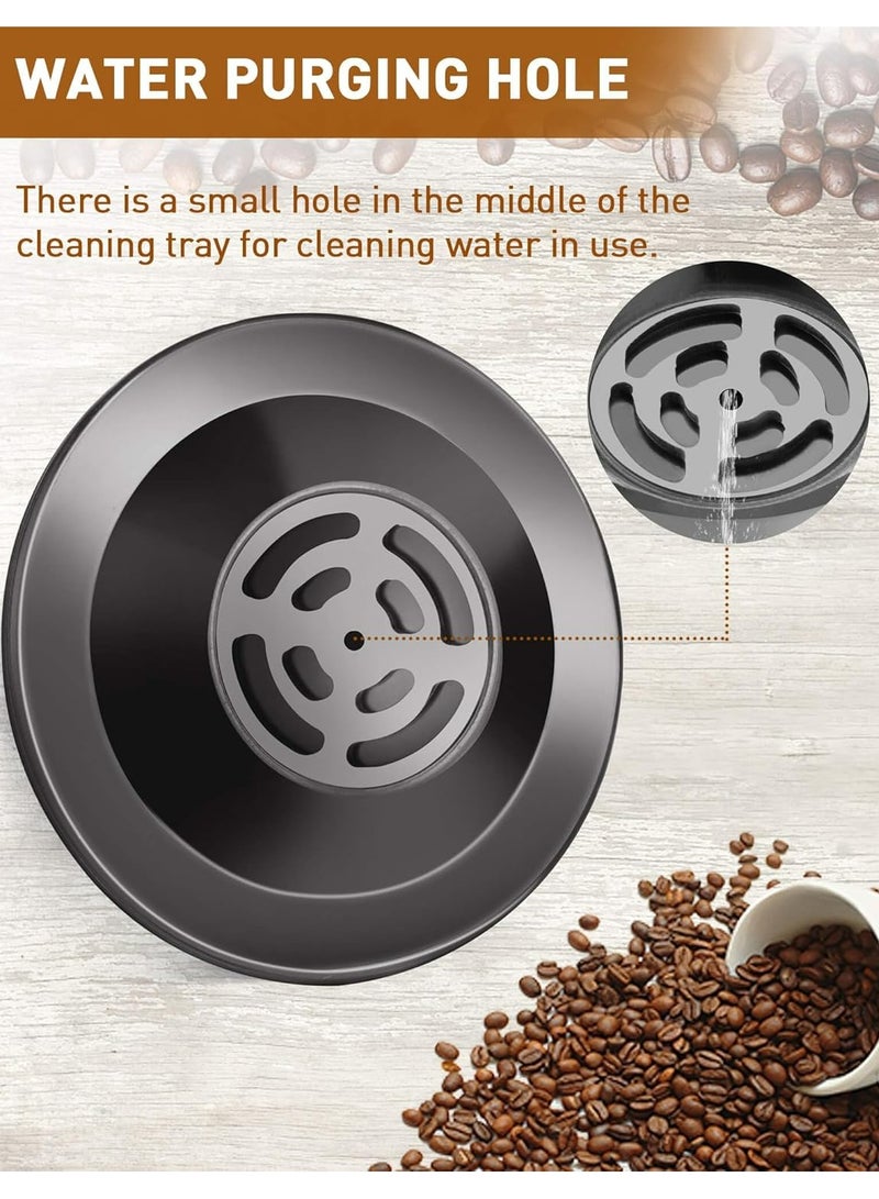 TLAXCA 2PCS Espresso Cleaning Disc, 54mm Silicon Backflush Disc for Select Breville Espresso Machines, Breville Accessories Compatible with BES810BSS, BES840XL, BES878BSS, BES880, BES870XL  - Image 5