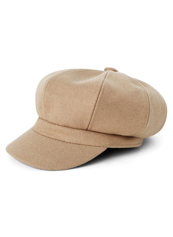 MK MATT KEELY - Newsboy Cabbie Baker Boy Hat Beret Cap For Women Winter Tweed Fashion Pageboy Visor Paperboy Hat Fisherman'S Sailor Fiddler Hat Autumn Adjustable - Image 1