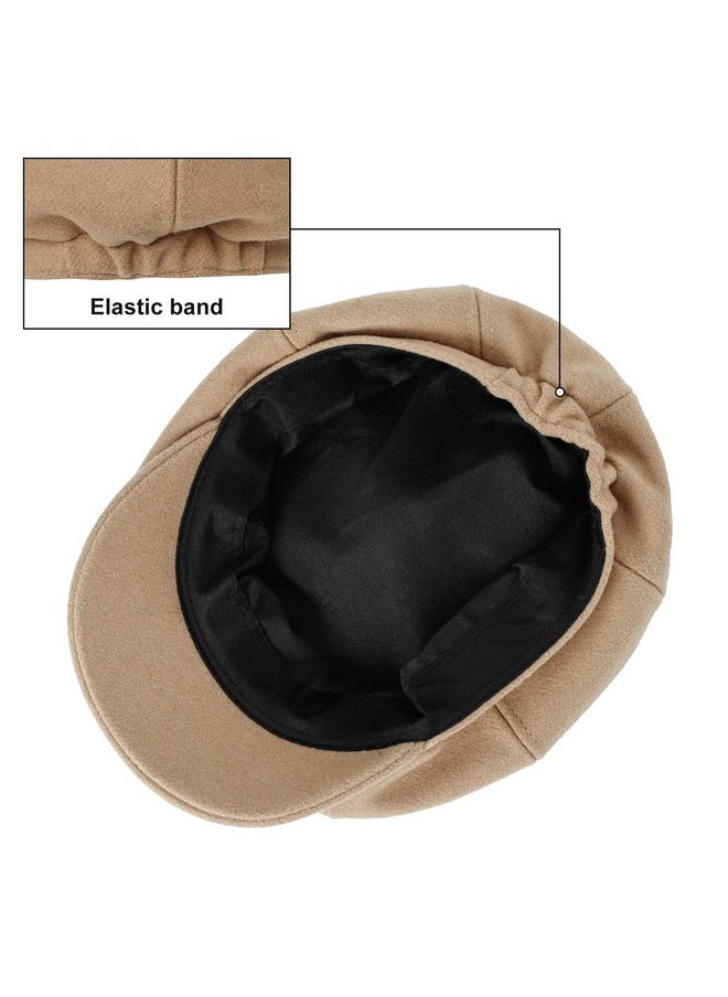 MK MATT KEELY - Newsboy Cabbie Baker Boy Hat Beret Cap For Women Winter Tweed Fashion Pageboy Visor Paperboy Hat Fisherman'S Sailor Fiddler Hat Autumn Adjustable - Image 1