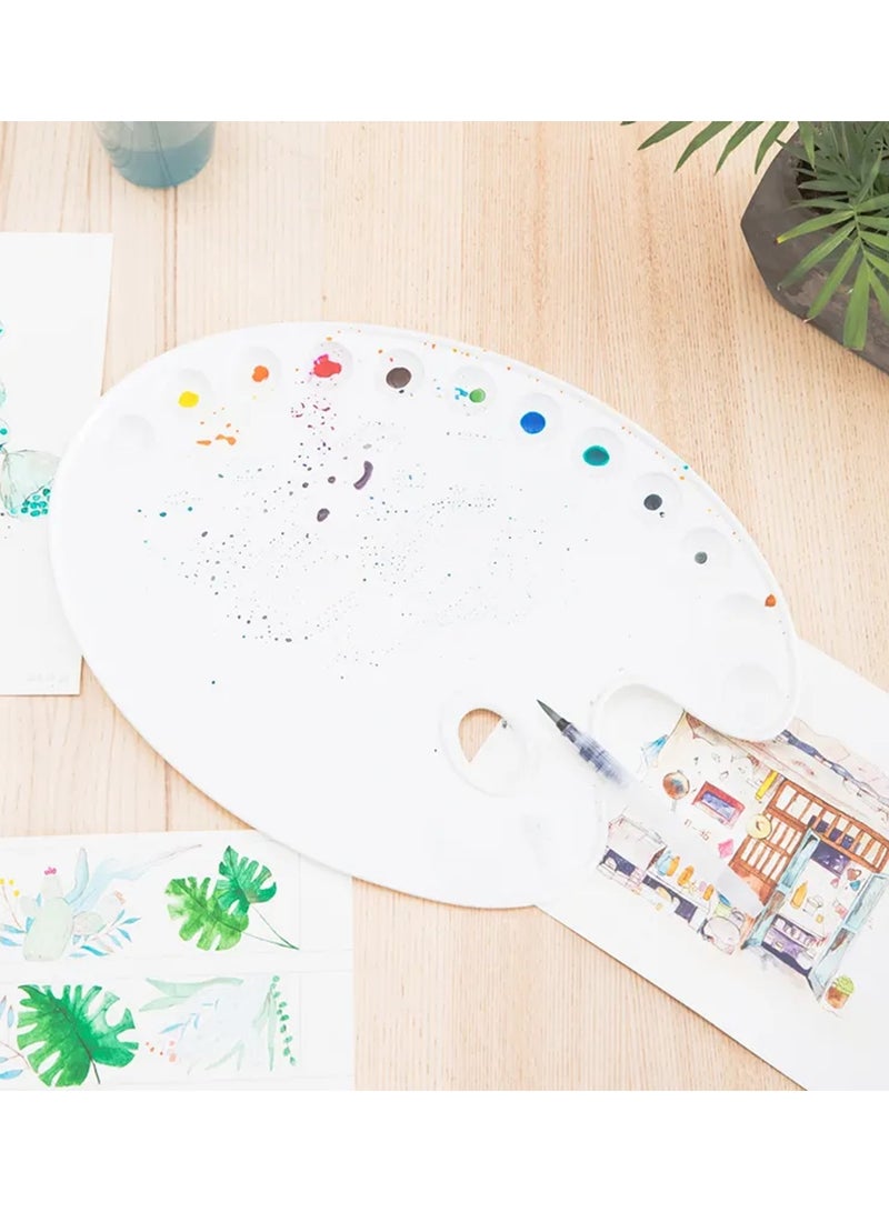 Deli لوحة فنية بلاستيكية كبيرة مع 12 بئرًا - Image 4