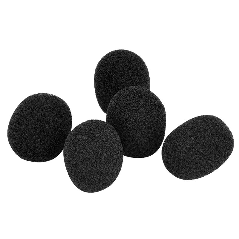 eBoot 5 Pack Mini-size Lapel Headset Microphone Windscreen, Black - Image 5