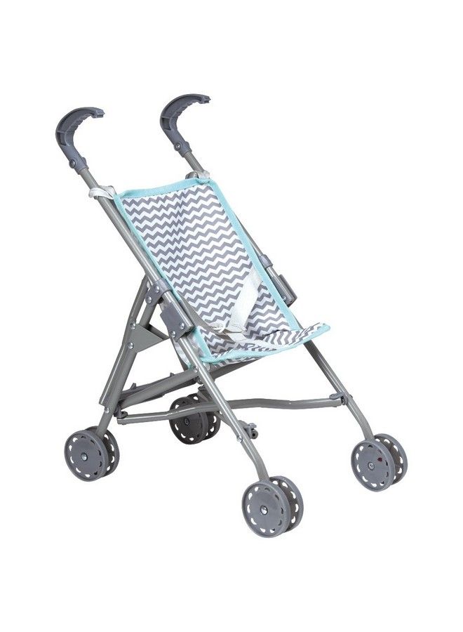 Adora Doll Accessories Zig Zag Small Umbrella Toy Play Stroller For Kids 3 Years & Up Grey - Image 3