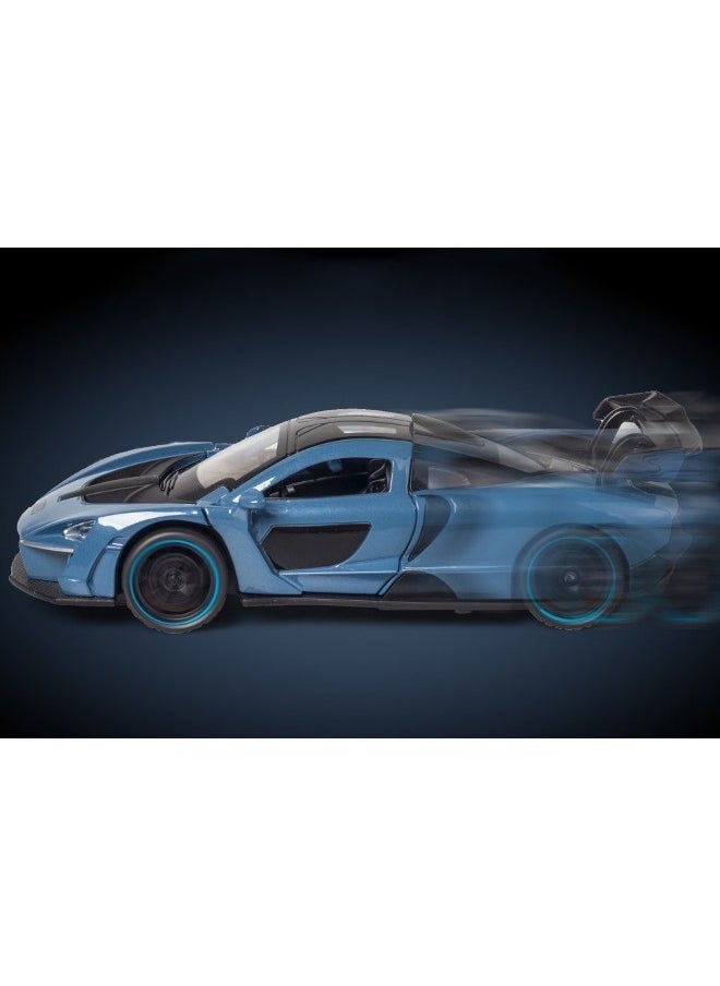 Generic - 1:32 Alloy Collectible McLaren Car Model Toy, Diecast Zinc Alloy McLaren Senna Pull Back Collectible Toy Car, Sound and Light Pull Back Model Car for Kids Boy Girl Gift, 16cm*7cm*4cm - Image 1