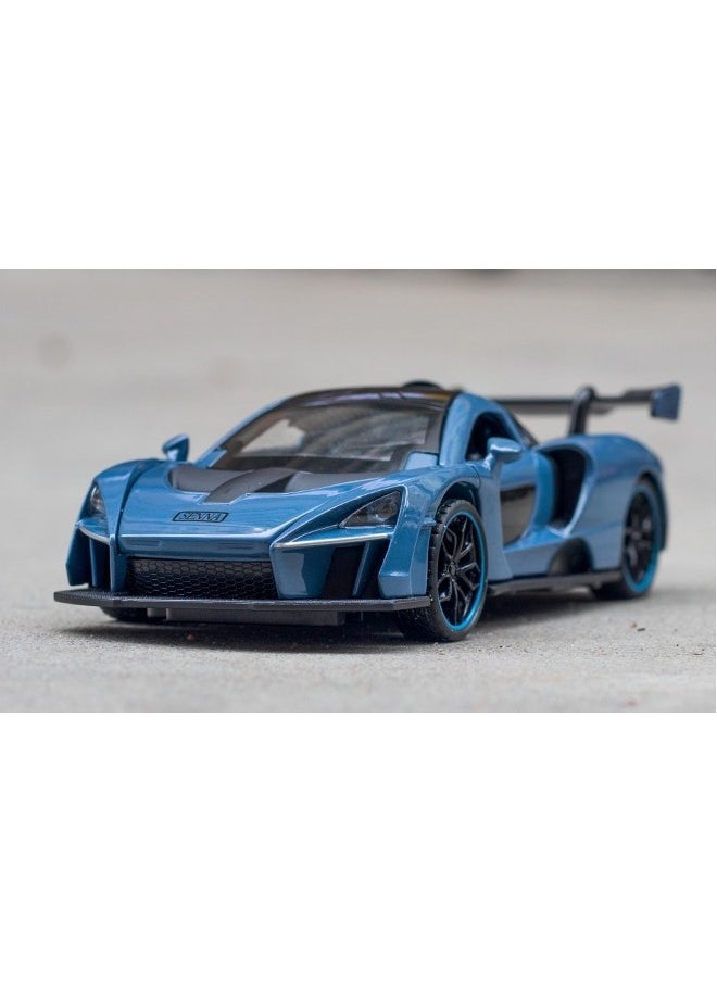 Generic - 1:32 Alloy Collectible McLaren Car Model Toy, Diecast Zinc Alloy McLaren Senna Pull Back Collectible Toy Car, Sound and Light Pull Back Model Car for Kids Boy Girl Gift, 16cm*7cm*4cm - Image 1