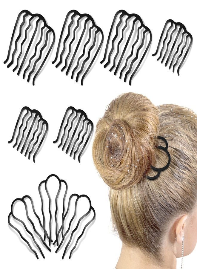 Giegxin 9 Pcs Metal Hair Accessories for Updos: U-Shape Twist Combs, Pins, Fork Clip - Classic Style for Women and Girls - Image 1