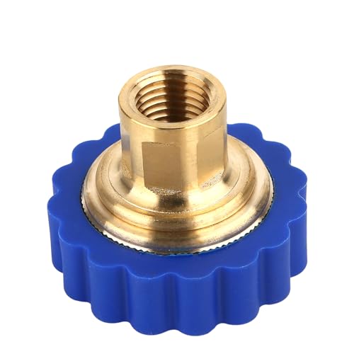 MEASUREMAN Water Pressure Test Gauge Water Faucet Adaptor, Lead-Free Brass Adapter, Garden Hose Connector, Adapter, Garden Hose Fitting - Image 1
