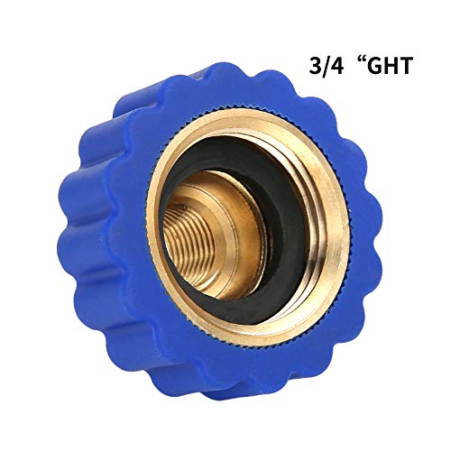 MEASUREMAN Water Pressure Test Gauge Water Faucet Adaptor, Lead-Free Brass Adapter, Garden Hose Connector, Adapter, Garden Hose Fitting - Image 2