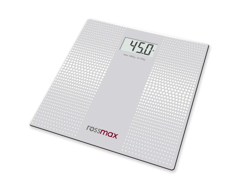 Rossmax ميزان وزن رقمي WB101 - قياس دقيق لوزن الجسم، تصميم سويسري بتقنية الخطوة، شاشة LCD - آلة وزن مثالية للياقة البدنية ومراقبة الصحة في المنزل - Image 4