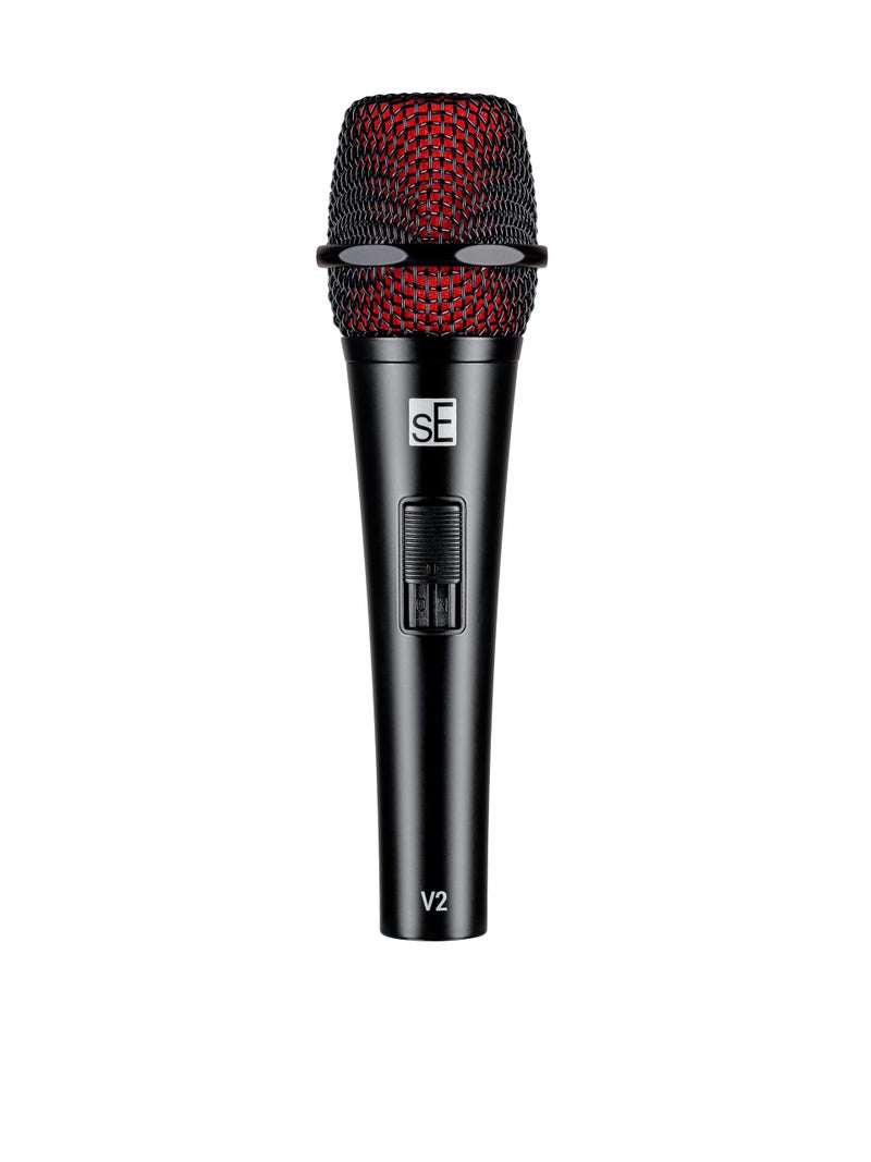 SE Electronics V2SWXLR Supercardioid Dynamic Handheld Microphone with OnOff Switch Includes 15 Cable