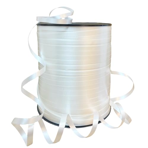 GIFTEXPRESS 500 Yards White Curling Ribbon – Waterproof Balloon Ribbon for Gift Wrapping, Party Decor, Florals & DIY Crafts, White Balloon Strings - Image 5