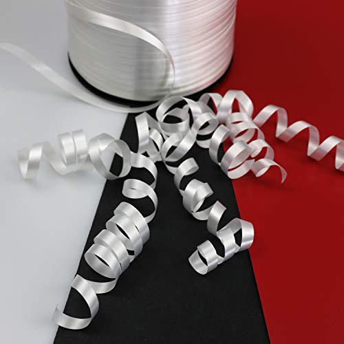 GIFTEXPRESS 500 Yards White Curling Ribbon – Waterproof Balloon Ribbon for Gift Wrapping, Party Decor, Florals & DIY Crafts, White Balloon Strings - Image 4