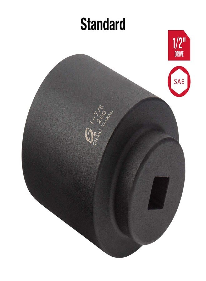 SUNEX TOOLS 260 1/2-Inch Drive 1-7/8-Inch Impact Socket - Image 2