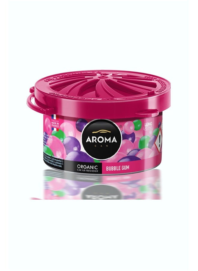 Aroma ORGANIC Car Air Freshener Bubble Gum 