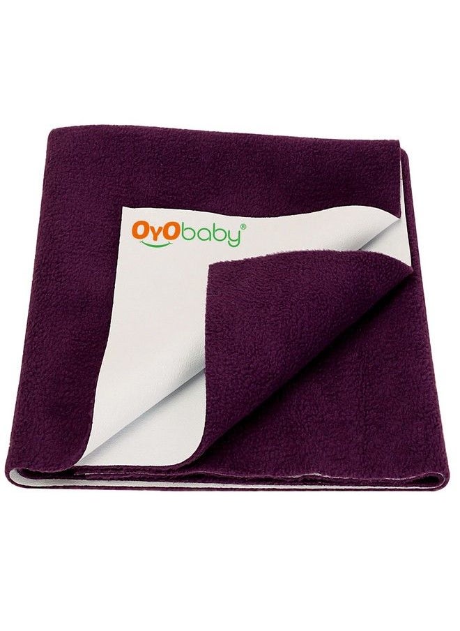 OYO BABY Waterproof Mattress Protector Sheet For Kids And Adults (Medium (100Cm X 70Cm) Plum)  - Image 2