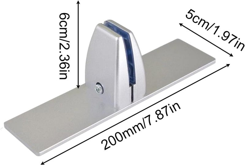 Fireplace Metal Glass Holder Bracket Feet - Heavy Duty Accessory with Adjustable Clips,Fire Door Free Standing Brackets - for Winter Indoor Home Holiday Birthday Party Offices Dormitory Apart - Image 5