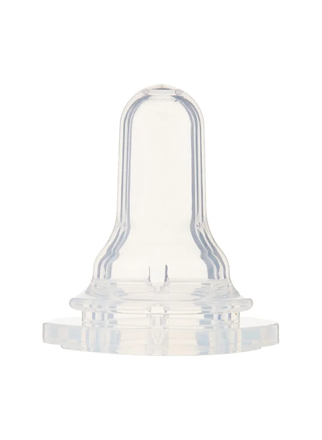 بيجون Silicone Nipple "S" Size Cleft Palate Slim Neck Nipples