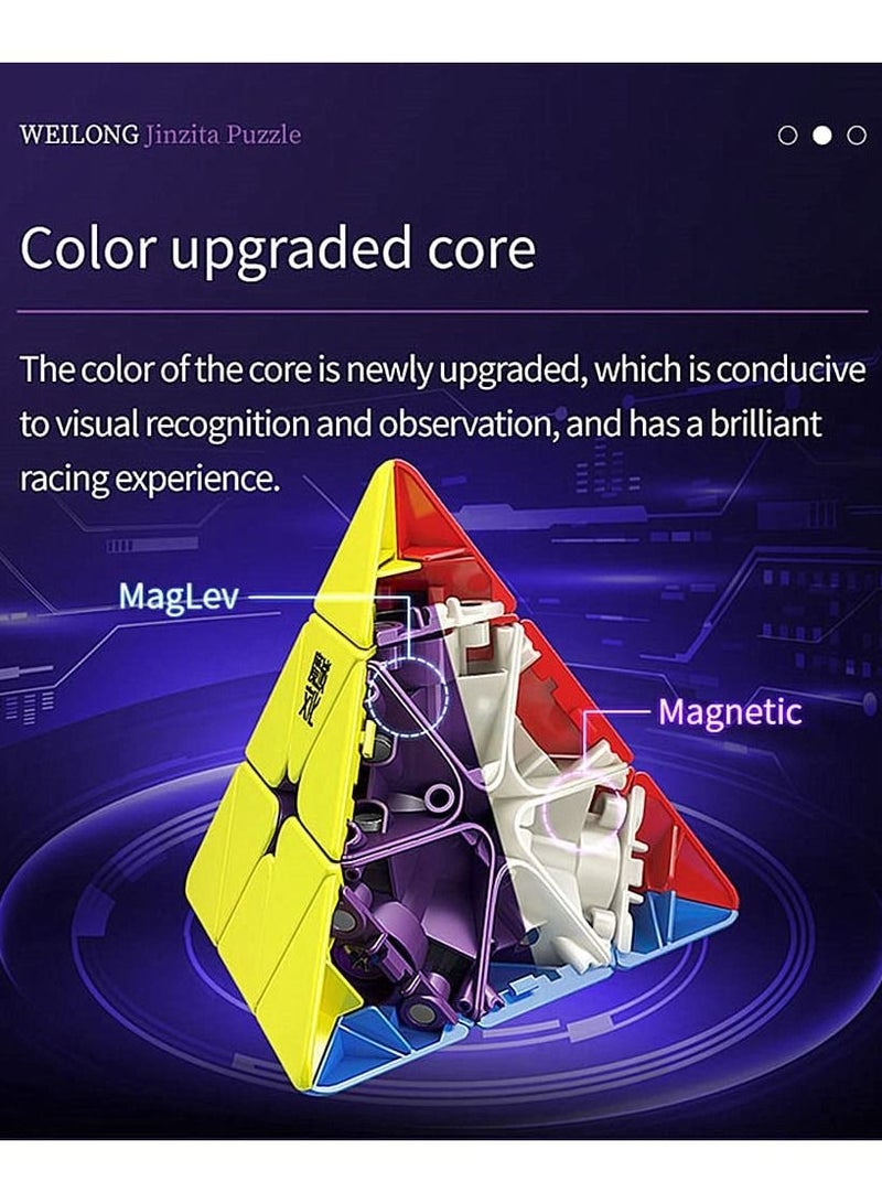 مو يو مويو ويلونغ ماجليف الهرم مكعب لاصق - Image 3