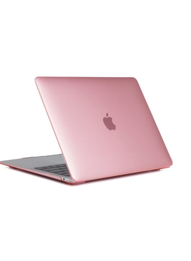 Crystal Designed Hard Case compatible with Macbook new air 13.6" Inch A2681 / A3113 - Pink - Image 4