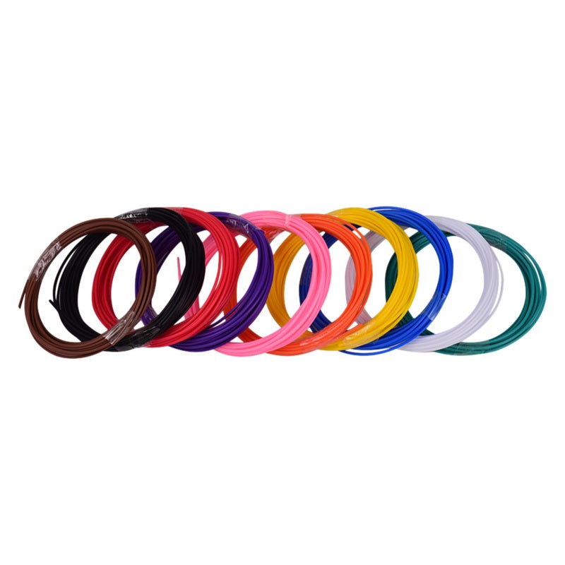 3D Pen Filament Refills 1.75mm PCL: 10 Pcs 5m Each Total 50m Multicolor - High Toughness Bubble-Free Quick Forming 3D Pen Filament for Most 3D Printing Pens - Image 3