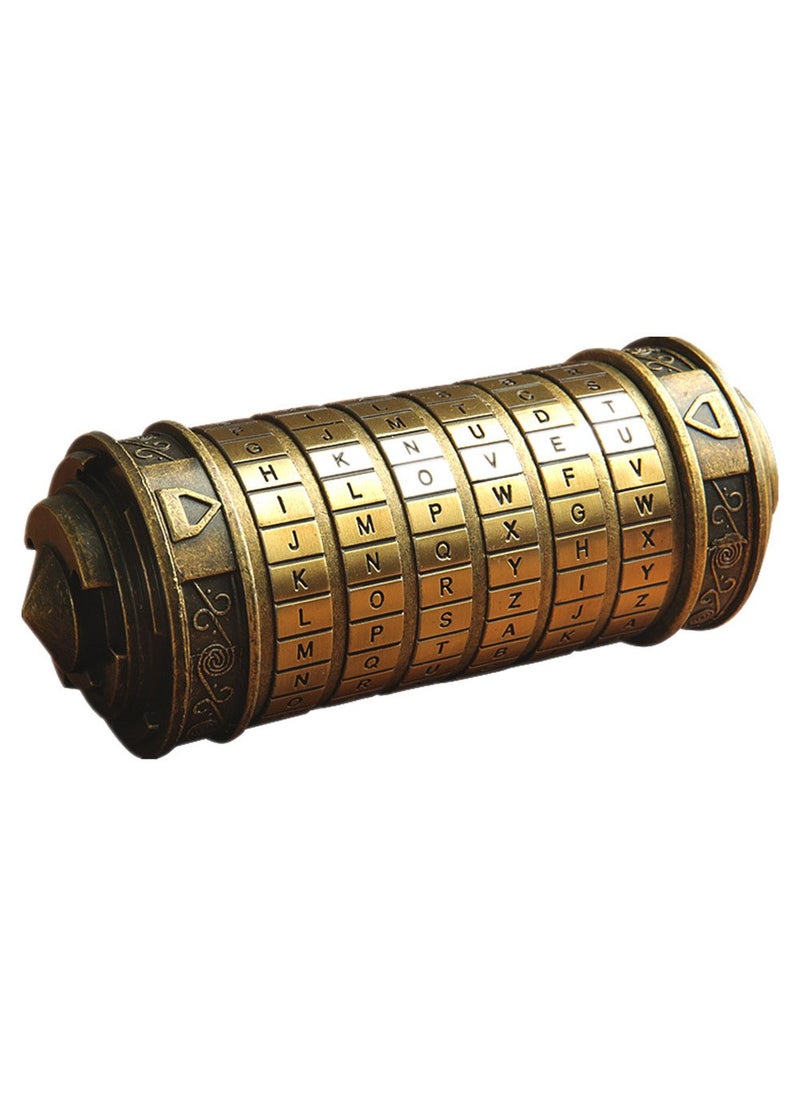 MUCHENGGIFT Da Vinci Code Mini Cryptex Valentine's Day Interesting Creative Romantic Birthday Gifts for Her  - Image 1
