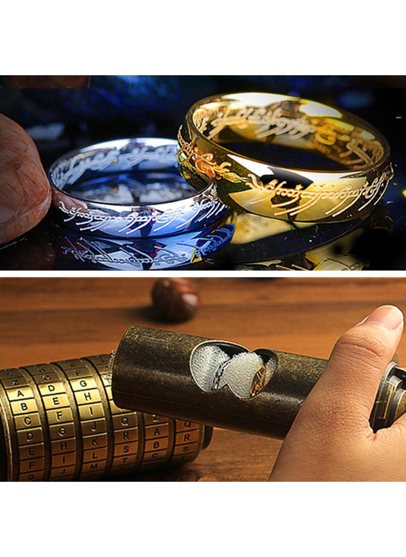 MUCHENGGIFT Da Vinci Code Mini Cryptex Valentine's Day Interesting Creative Romantic Birthday Gifts for Her  - Image 3