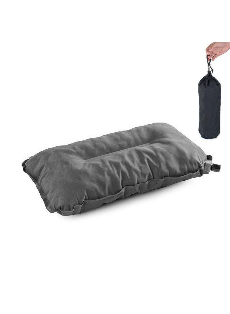 Y&D Outdoor Camping Automatic Inflatable Sponge Easy Storage Comfortable Pillow  - Image 1
