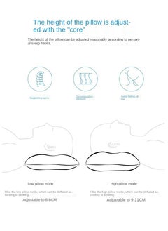 Y&D Outdoor Camping Automatic Inflatable Sponge Easy Storage Comfortable Pillow  - Image 2