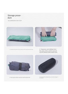 Y&D Outdoor Camping Automatic Inflatable Sponge Easy Storage Comfortable Pillow  - Image 5