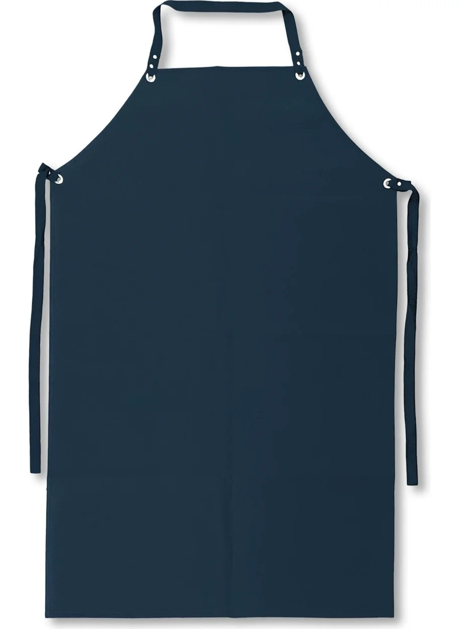 Ambalaj Pazarı Faux Leather Kitchen Apron (Navy Blue) 70X110 cm