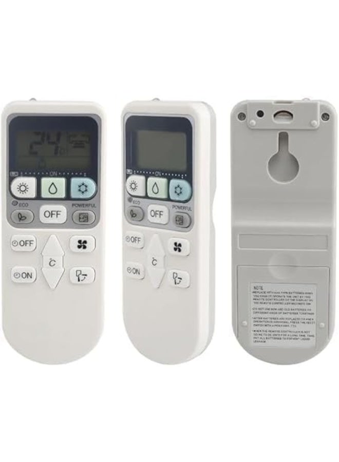 A Hitachi Universal-compatible air conditioner remote control that works on these models: RAR-3N4 / RAR-2SP1 / RAR-2P1 / RAR-5F1 – an original replacement, easy to use, no programming required. - Image 2