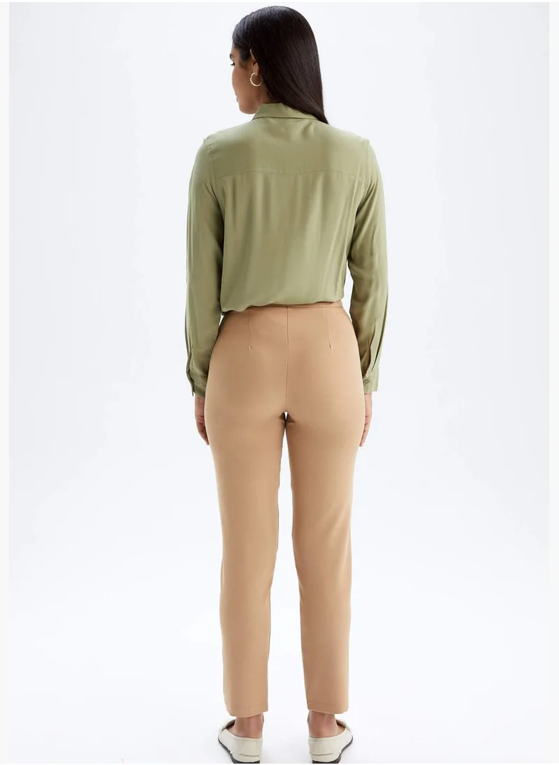 DeFacto Woman Carrot Fit Woven Trousers