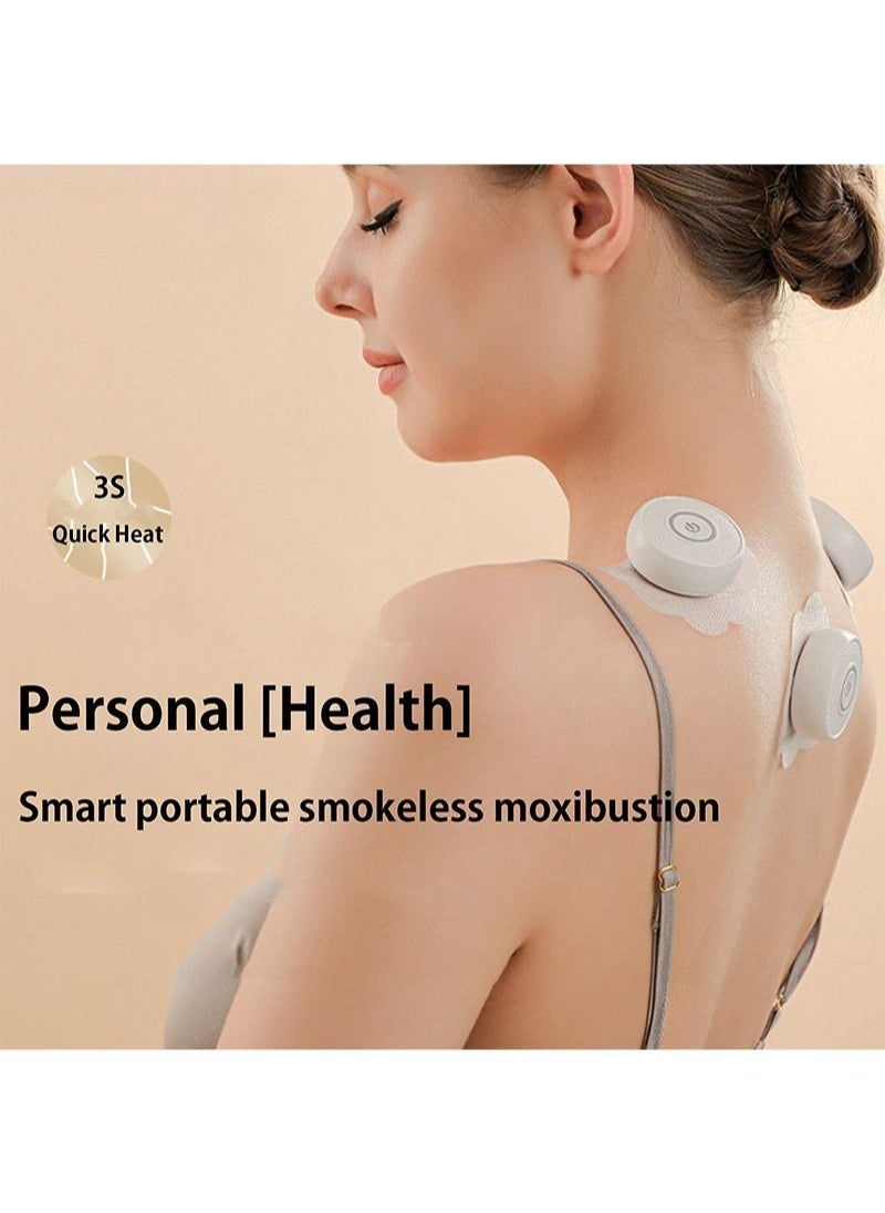 EZdenK - Electric Moxibustion Patch Portable Moxa Hot Massage Patch Three Intelligent Temperature Control Herbal Extracts to Relieve Back Pain Dispel Cold and Dampness - Image 1