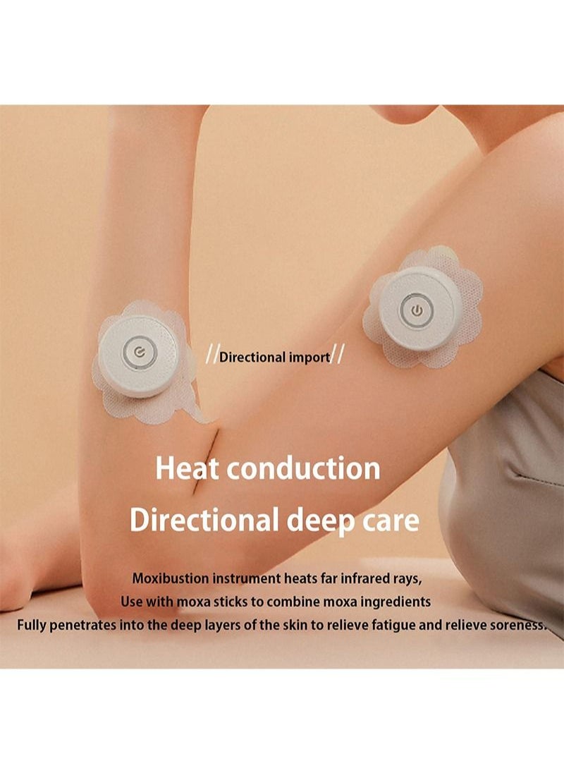 EZdenK - Electric Moxibustion Patch Portable Moxa Hot Massage Patch Three Intelligent Temperature Control Herbal Extracts to Relieve Back Pain Dispel Cold and Dampness - Image 1