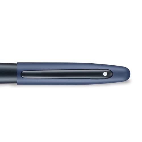 Sheaffer VFM Fountain Pen | E9429 Matt Blue with Black Trims with PVD | Fine Nib with Converter | Premium Fountain Pen - Image 4
