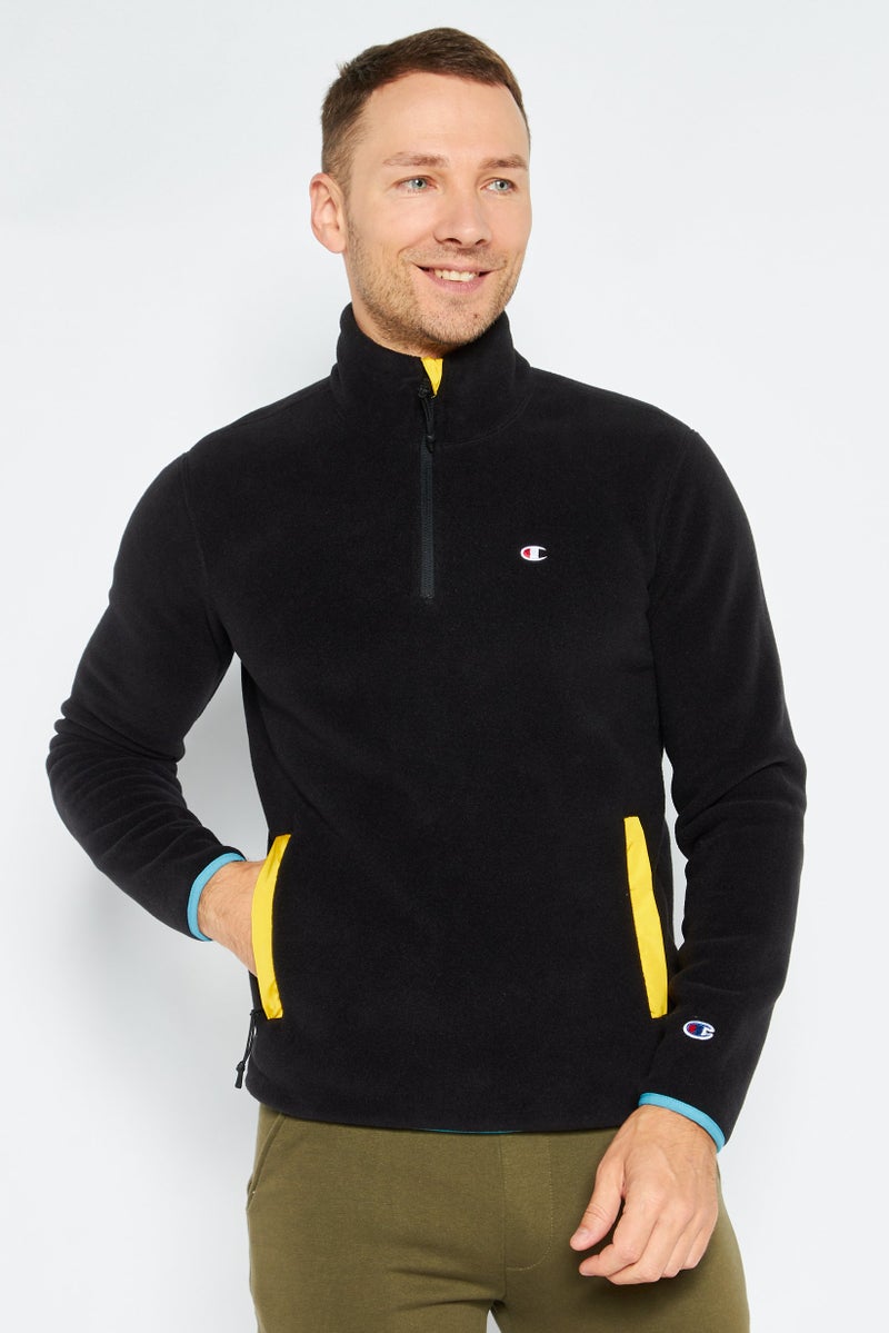 Champion Men Sportswear Fit Long Sleeves Training Sweatshirt, Navy - Image 1