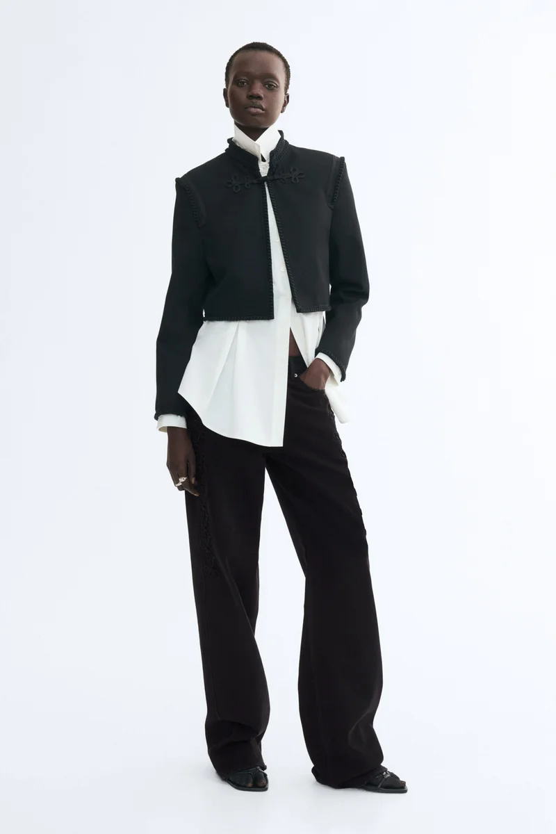 H&M  Straight Regular Waist Jeans for Women | Best Price UAE
