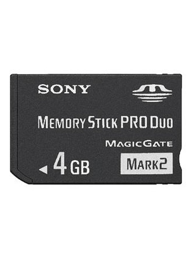 4 PRO DUO Memory Stick For PSP 4 GB Black