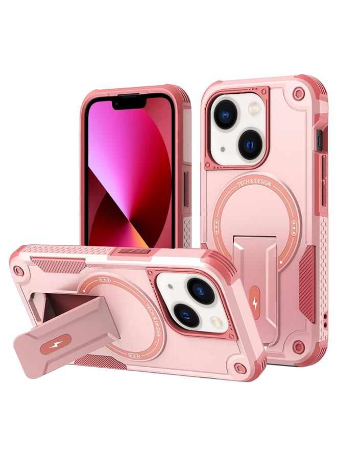 اس-توب جراب لهاتف iPhone 13 Armor Magsafe Holder PC Hybrid TPU جراب هاتف - Image 1