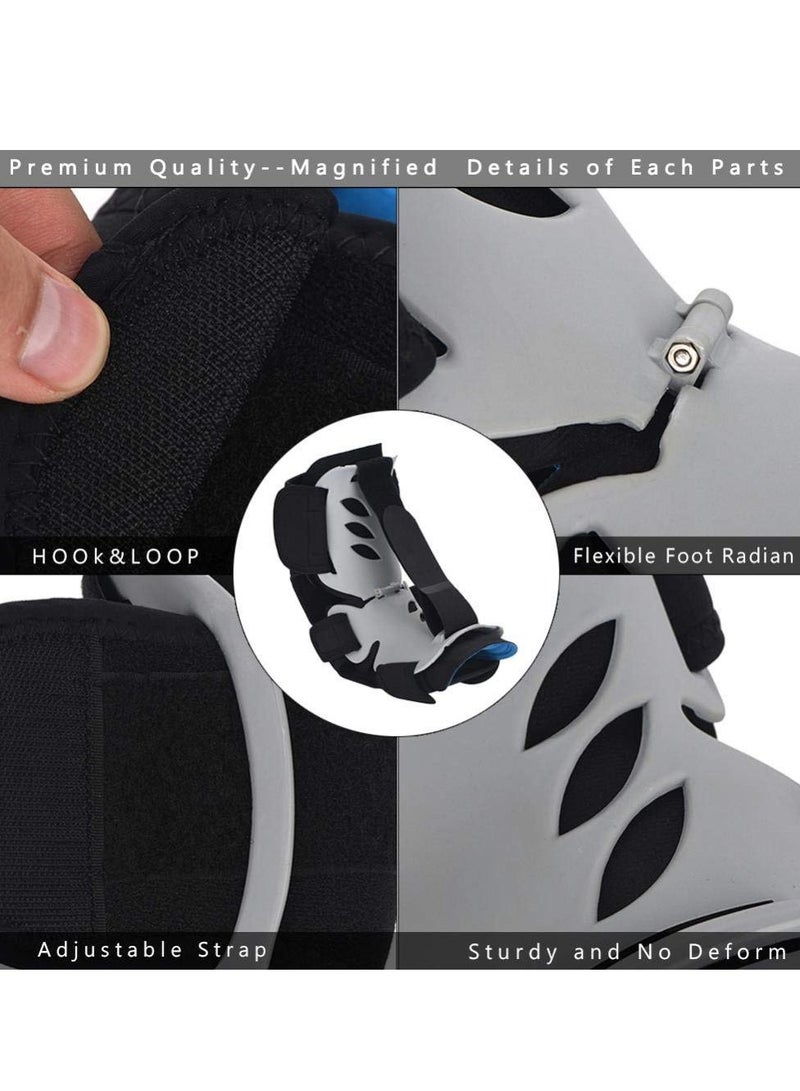 Plantar Fasciitis Orthosis Night Splint Knee Brace Ankle Brace Support Foot Rest - Adjustable Strap Brace for Men and Women - Soft and Easy to Relieve Pain, Suitable for Both Left and Right Foot - Image 2