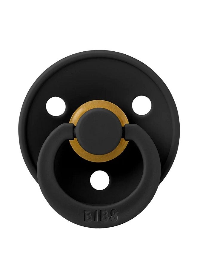 Baby BIBS Pacifier DeLux (Latex) Baby 1-piece Black  - Image 1