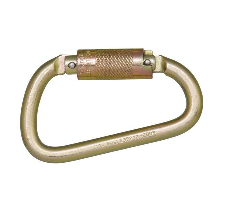 KARAM Steel Quarter Turn Locking Karabiner | Heavy-Duty Climbing Carabiner with Quick Lock Mechanism | Ideal for Rock Climbing, Hiking, & Outdoor Activities | PN113 - Image 2