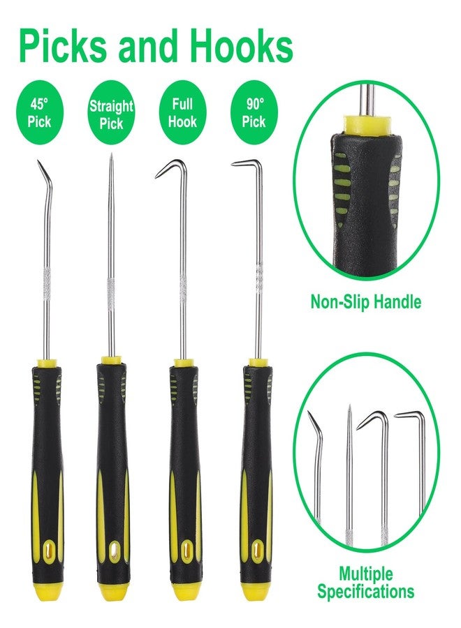 PATIKIL Nitrile Rubber O-Ring Assortment Kit, 382pcs 30 Size Seal Gasket Set with 4pcs Picks & Hooks for Automotive AC Compressor Professional Faucet Plumbing Pressure Washer Seal, Black - Image 3