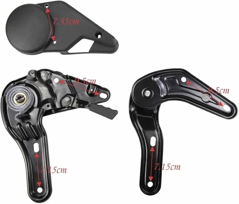 Black Left Front Seat Adjustment Handle Lever For Toyota Hiace LH113 1989 1990 2004 - Image 3