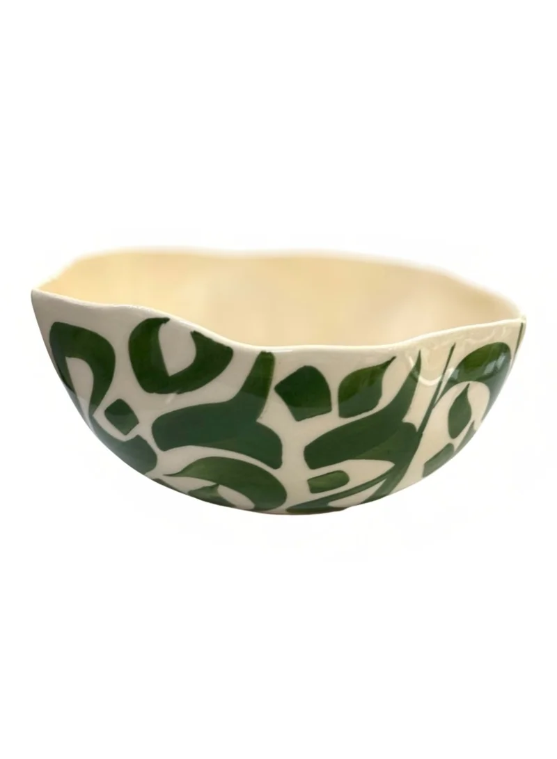 تادارت CALLIGRAPHY SOUP BOWL - New shape GREEN EXTERIOR