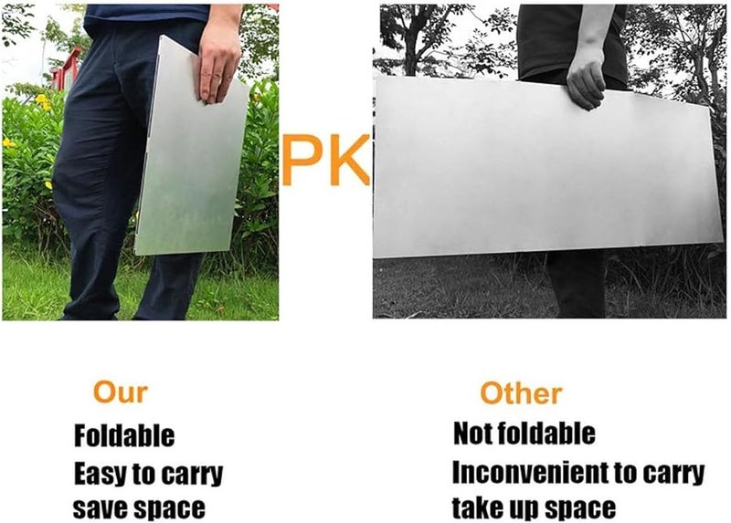 35x15 Inch Aluminum Alloy Heat Deflector for Patio Heater Outdoor Efficiency - Image 3